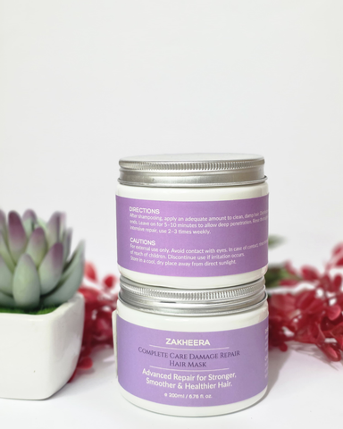 Zakheera Damage Repair Hair Mask Duo | Deep Nourishing Hair Mask Combo (2 × 250g)