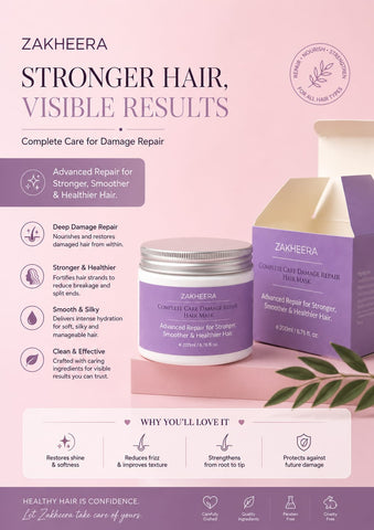 Zakheera Complete Care™ Damage Repair Hair Mask